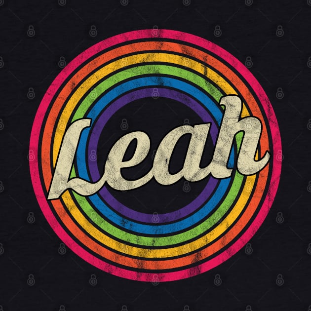 Leah - Retro Rainbow Faded-Style by MaydenArt